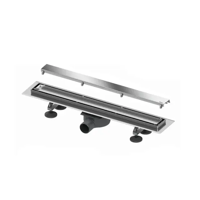 Tece Linus Дренажный канал из нержавеющей стали: основа для плитки tile, решетка steel 70 см 15103079