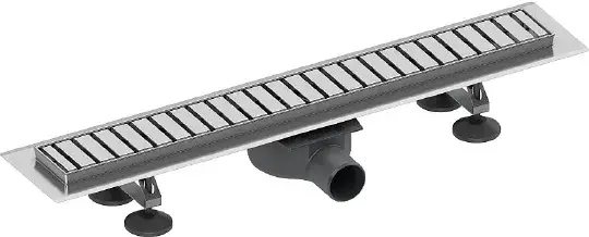 Tece Linus Дренажный канал из нержавеющей стали с декор. решеткой straight 70 см, цвет: хром матовый 15100079