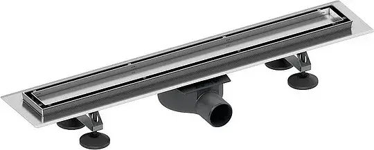 Tece Linus Дренажный канал из нержавеющей стали: основа для плитки tile, решетка steel 80 см 15103089