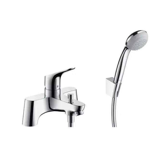 Hansgrohe Focus Смеситель на борт ванны с ручным душем, цвет: хром 31521000