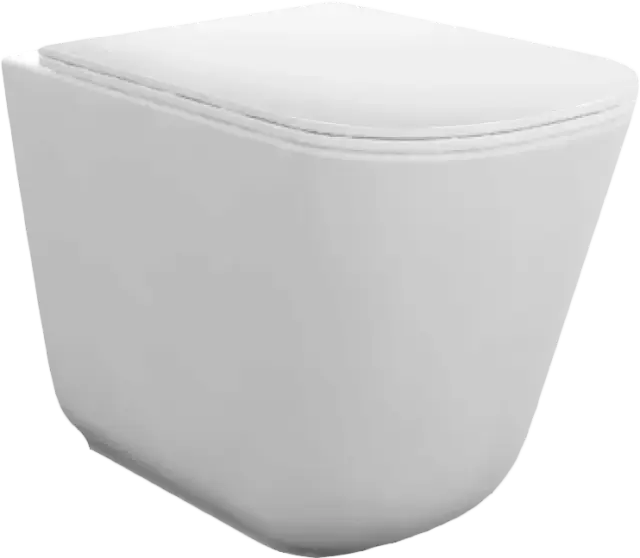 Kerasan Tribeca Унитаз приставной 55x35 см безободковый, с крепл., без крышки, цвет: Bianco lucido 511801