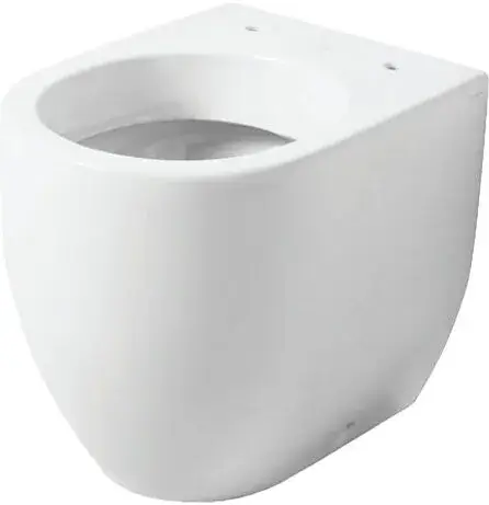 Kerasan Flo Унитаз приставной 56x37 см, с креплением, без сиденья и бачка, цвет: Bianco lucido 311801