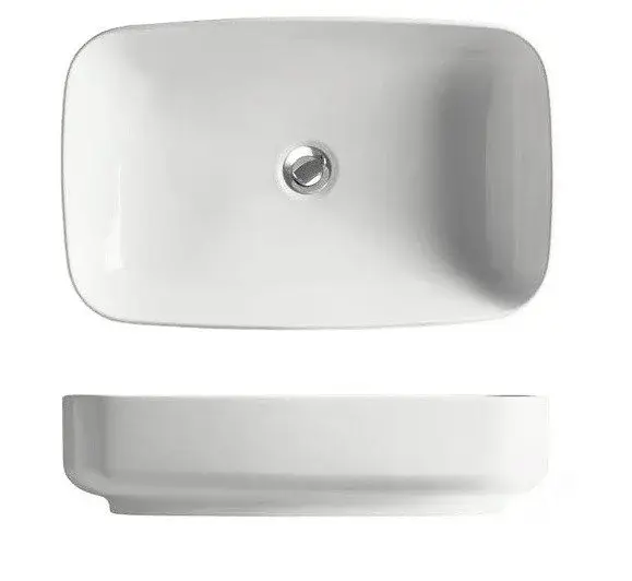 Kerasan Tribeca Раковина чаша 60x38x15h см, без перелива, цвет: Bianco matt 514130