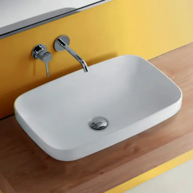 Kerasan Tribeca Раковина встраиваемая сверху/накладная 60х38 см, цвет: Bianco matt 514330