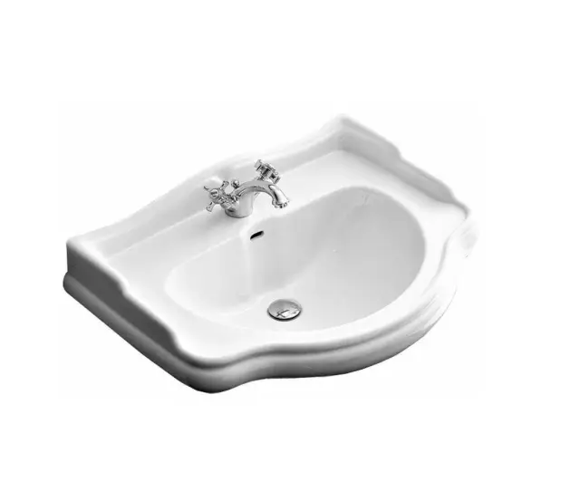 Kerasan Retro Раковина подвесная 73x54 см, с 1 отверстием под смеситель и переливом, цвет: Bianco 104701*1