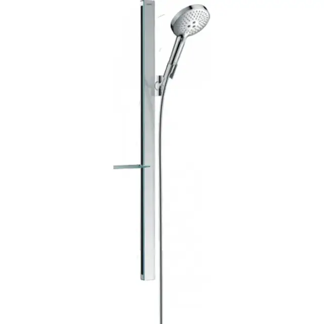 Hansgrohe Raindance Select S Душевой гарнитур: лейка 3 режима EcoSmart, штанга 95 см, цвет: хром 27649000