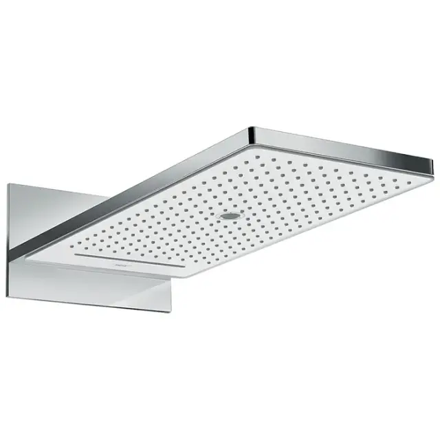 Hansgrohe Rainmaker Select Верхний душ встраиваемый на стену 26x59см EcoSmart 3jet, цвет: хром/белый 24011400
