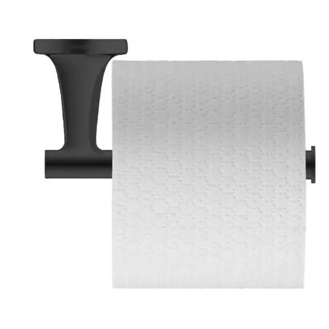 Duravit Starck T Держатель туалетной бумаги настенный, цвет черный матовый 0099374600