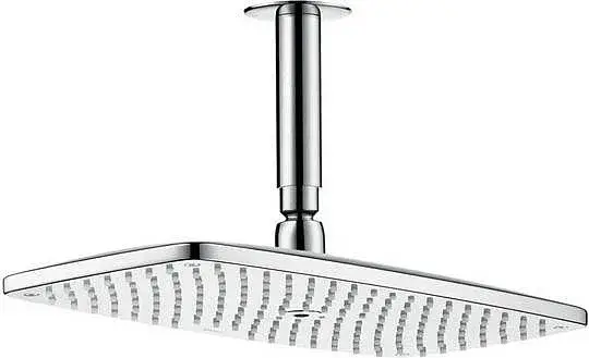 Hansgrohe Raindance E Верхний душ 36x19 см, 1 вид струи, кронштейн потолочный 10 см, цвет: хром 27381000