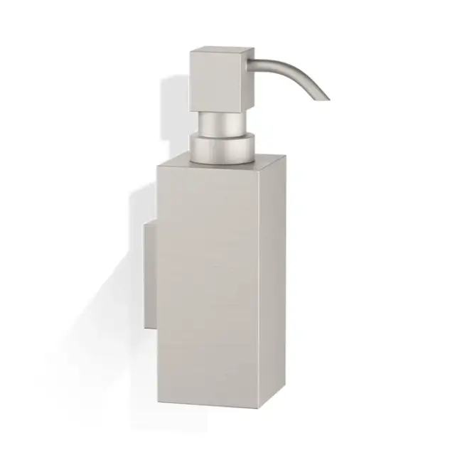 Decor Walther Cube DW 375 N Дозатор для мыла, подвесной, латунная колба, цвет: никель сатин. 0847534
