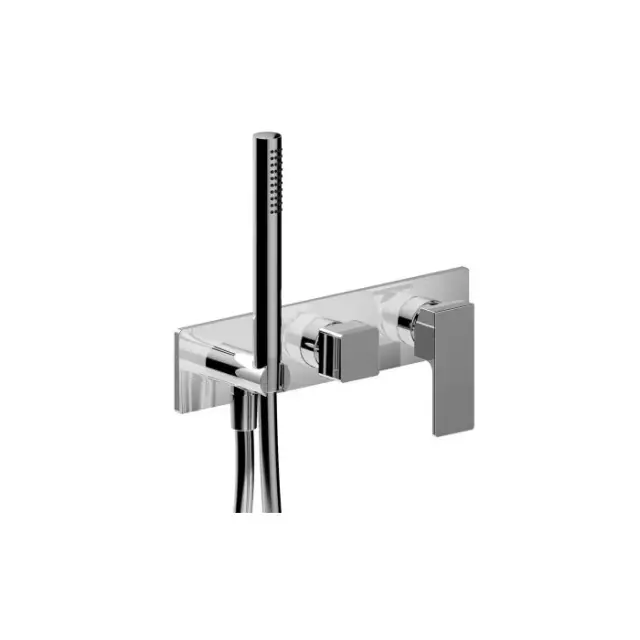 Fantini Mint Смеситель для душа, на 2 источника, с ручн душем, цвет нерж. сталь 34 93 F784B