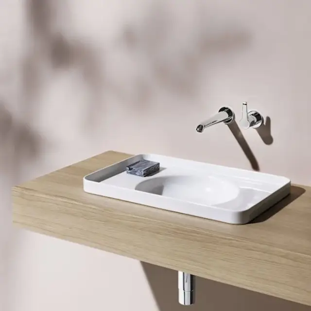 Laufen Val Раковина 55х36хh11,5 см, встрав., цвет белый 8.1728.1.000.109.1