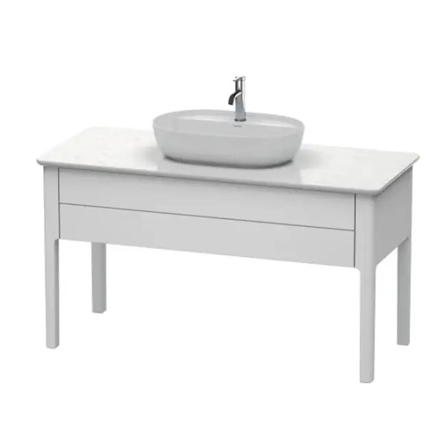 Duravit Luv Раковина на столешницу, 60x40 cм, без площадки, Grau матовый 0379602300