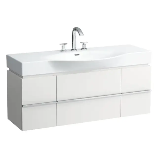 Laufen Palace Раковина консоль, 120х51хh16,5 cм, с 1 отв., цвет белый 8.1170.4.000.104.R