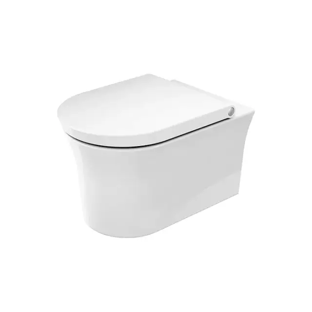 Duravit White Tulip Унитаз подвесной 37х54 cм, безободковый, HygieneGlaze, цвет белый 2576092000
