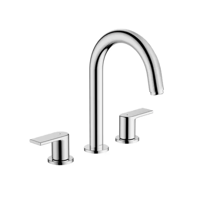 Hansgrohe Vernis Shape Смеситель для раковины на 3 отверстия двухвентильный, цвет: хром 71563000