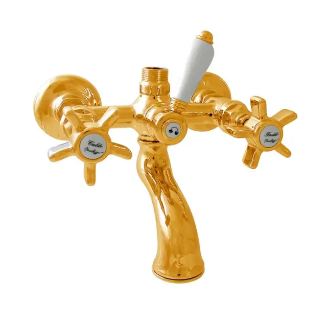 Nicolazzi Dames Anglaises Смеситель для ванны на 2 отверстия, цвет золото 1400GB18