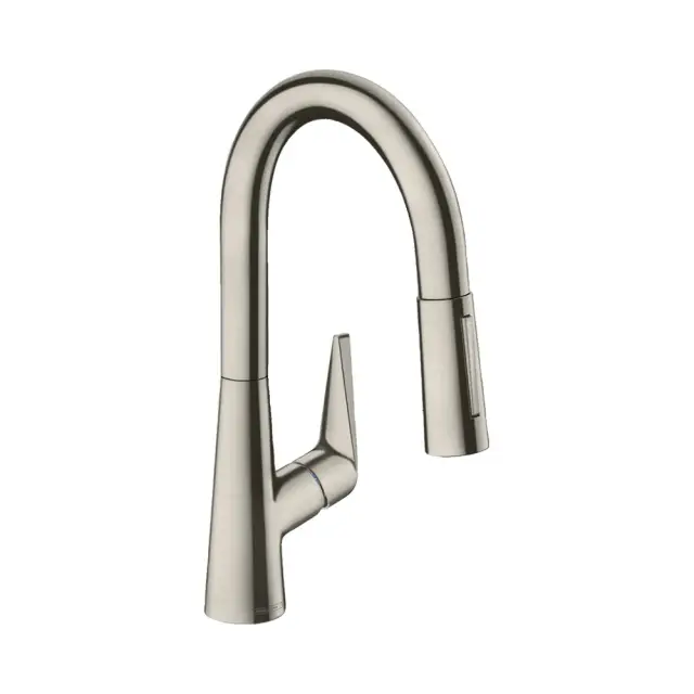 Hansgrohe Talis M51 Смеситель для кухонной мойки однорыч. 160, с выдв. излив. цвет: нержав. сталь 73850800