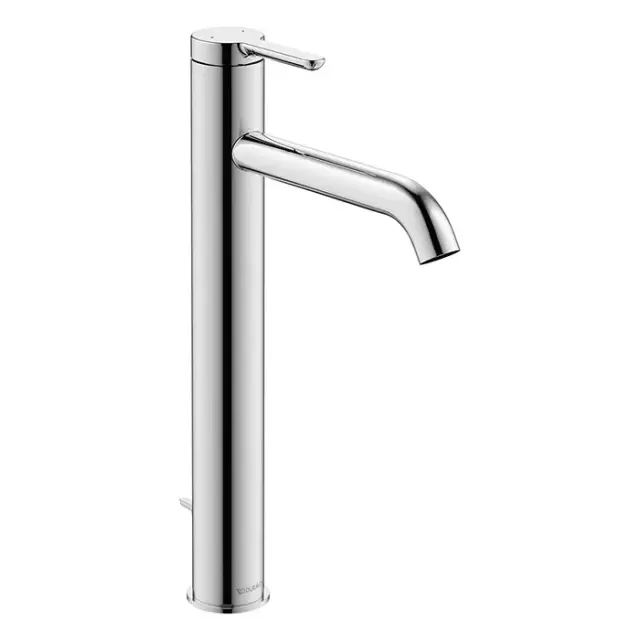 Duravit C.1 Смеситель для раковины на 1 отв. высокий h32,2 cм, излив 16,6 см, цвет хром C11040001010