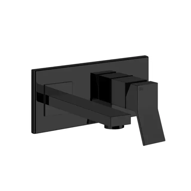 Gessi Rettangolo K Встраиваемый однорычажный Смеситель для раковины, цвет черный 53084#299