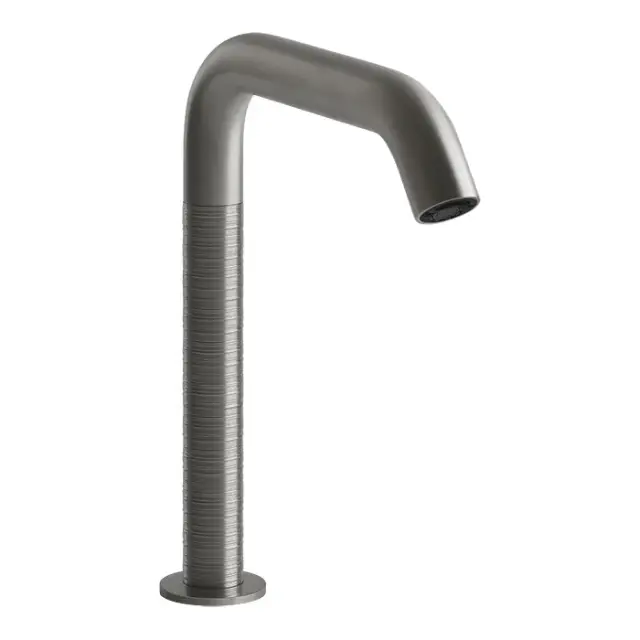 Gessi 316 Trame Смеситель для раковины, высота излива 23 cм, цвет: Steel Brushed 54380#239