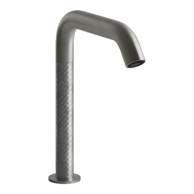 Gessi 316 Intreccio Смеситель для раковины, выс излива 23 cм, цвет: Steel Brushed 54180#239