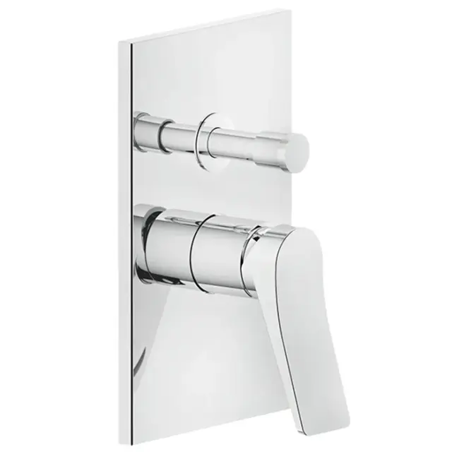 Gessi Rilievo Смеситель для ванны встраиваемый на 2 потребителя, внешняя часть, цвет: chrome 59079#031