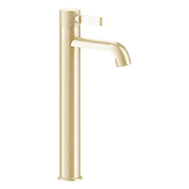 Gessi Inciso Смеситель для раковины на 1 отверстие, высокий h33,7 cм, цвет золото 58003#246
