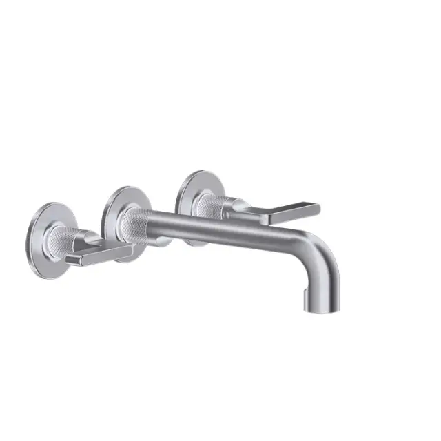 Gessi Inciso Встраиваемый смес. для рак.на 3 отв. с изливом 210-19 cм, цвет finox 58090#149