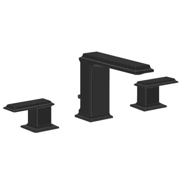 Gessi Eleganza Смеситель для раковины на 3 отверстия цвет черный металлик 46012#706