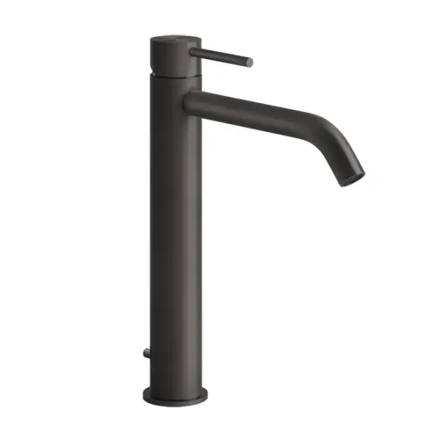 Gessi 316 Flessa Смеситель для раковины на 1 отверстие, цвет: brushed black metal pvd 54003#707