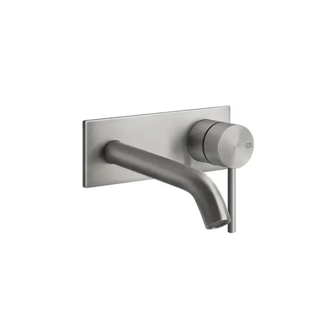 Gessi 316 Flessa Встраиваемый смеситель для раковины с изливом 14,7 cм, цвет: steel brushed 54088#239