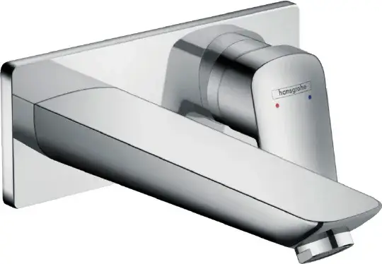 Hansgrohe Logis Смеситель для раковины встраиваемый, внешняя часть, излив 19,5 см, цвет: хром 71220000