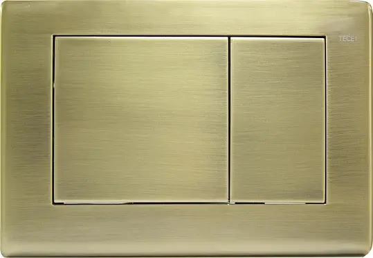 Tece Planus Кнопка смыва для унитаза, металл, цвет: состаренная латунь 9240366