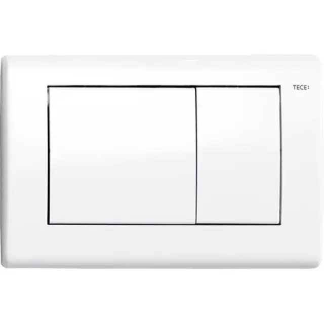 Tece Planus Кнопка смыва для унитаза, металл, цвет: белый глянцевый 9240324