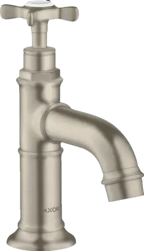 Axor Montreux Смеситель для раковины на 1 отверстие с донным клапаном, цвет: шлифованный никель 16530820