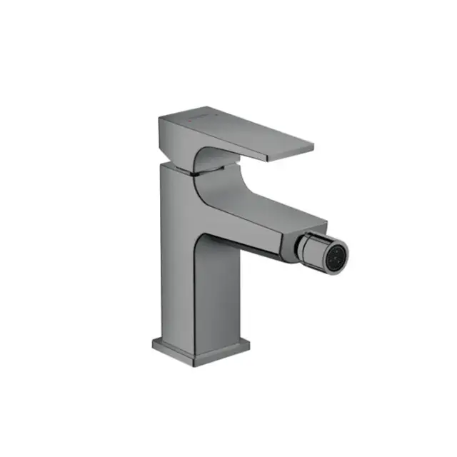 Hansgrohe Metropol Смеситель для биде однорычажный, с донным клапаном, цвет: шлиф. черный хром 32520340