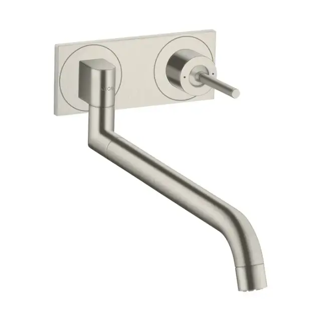 Axor Uno Смеситель для кухни, на стену (встраиваемый), внешняя часть, цвет: нерж. сталь 38815800