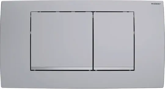 Geberit Twinline 30 Кнопка смыва для инсталляции, пластик, цвет: хром матовый, полоска хром глянец 115.899.KN.1