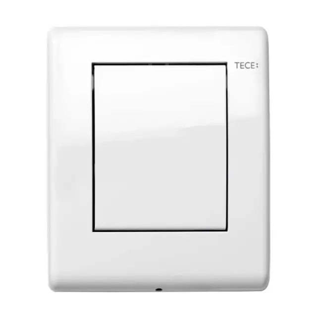 Tece Planus Кнопка смыва для писсуара, металл, цвет: белый глянцевый 9242314