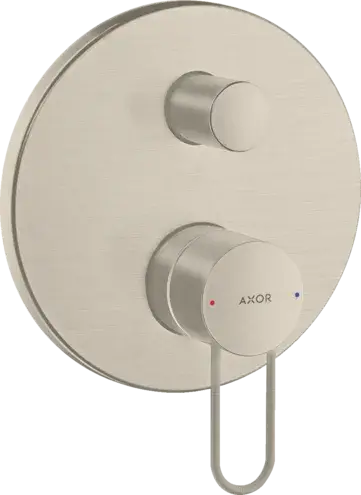 Axor Uno Смеситель для ванны встраиваемый на 2 потребителя, внешняя часть, цвет: шлифованный никель 38428820