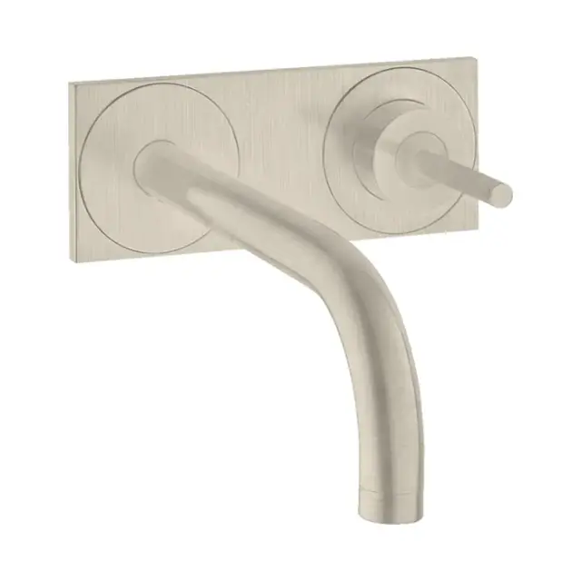 Axor Uno Смеситель для раковины встраиваемый внешняя часть, с дон. клап., цвет: шлифованный никель 38115820