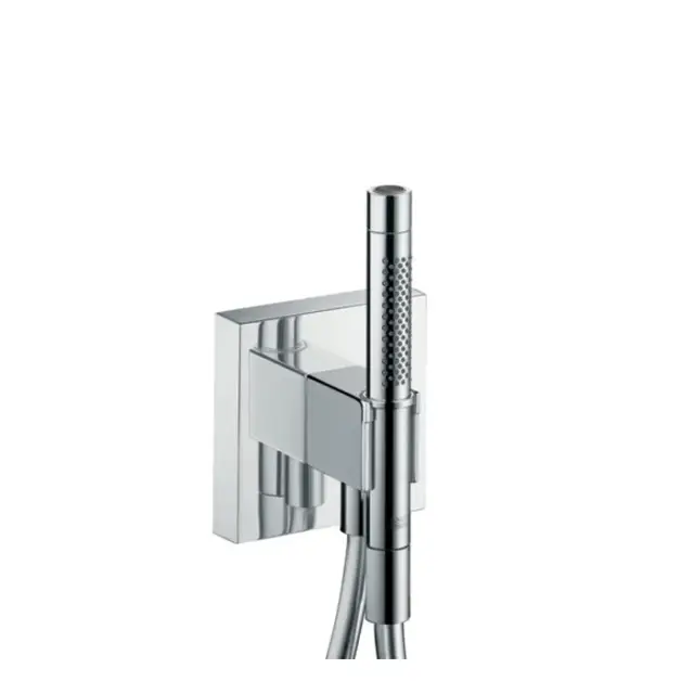 Axor Citterio Душевой гарнитур: лейка 2 вида струи, подключение, шланг, внешняя часть, цвет: хром 12626000