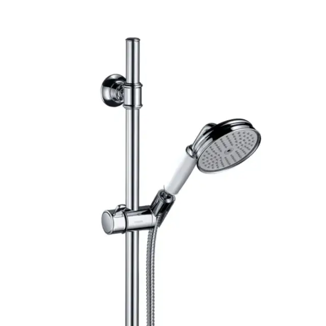 Axor Montreux Душевой гарнитур: ручной душ 1 вид струи, штанга 98 см, шланг 160 см, цвет: хром 27982000