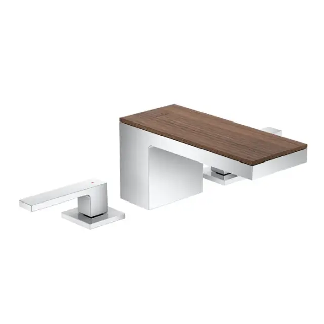 Axor MyEdition Смеситель для раковины двухвентильный на 3 отверстия с донным клапаном, цвет: хром 47052000