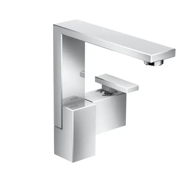 Axor Edge Смеситель для раковины однорычажный высокий с донным клапаном на 1 отверстие, цвет: хром 46020000