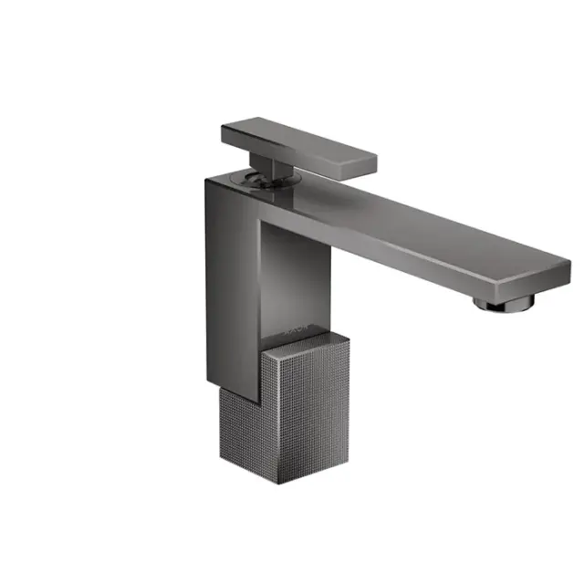 Axor Edge Смеситель для раковины на 1 отверстие с донным клапаном, цвет: полированный черный хром 46011330