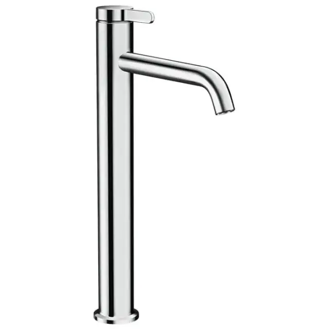 Axor One Смеситель для раковины однорычажный высокий с донным клапаном на 1 отверстие, цвет: хром 48002000