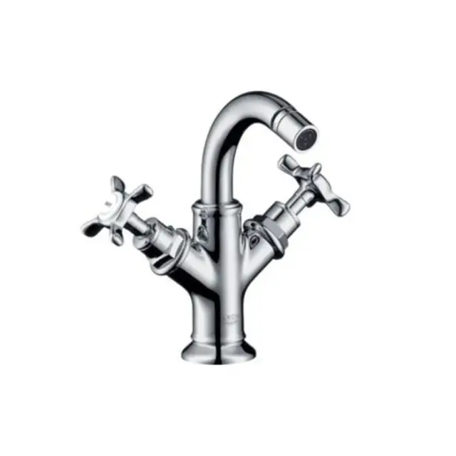 Axor Montreux Смеситель для биде на 1 отверстие с донным клапаном, цвет: хром 16520000