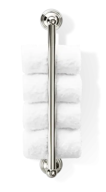 Decor Walther Classic GTH Полотенцедержатель 46 см, вертикальный, цвет: никель полированный 0510430